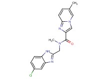 N-[(5-chloro-1H-benzimidazol-2-yl)methyl]-N,6-dimethylimidazo[1,2-a]pyridine-2-carboxamide