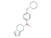 2-[4-(1-piperidinylmethyl)benzoyl]-1,2,3,4-tetrahydropyrrolo[1,2-a]pyrazine