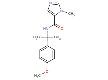 N-[1-(4-methoxyphenyl)-1-methylethyl]-1-methyl-1H-imidazole-5-carboxamide trifluoroacetate
