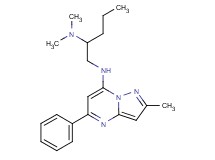 N~2~,N~2~-dimethyl-N~1~-(2-methyl-5-phenylpyrazolo[1,5-a]pyrimidin-7-yl)pentane-1,2-diamine