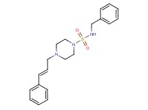 N-benzyl-4-[(2E)-3-phenylprop-2-en-1-yl]piperazine-1-sulfonamide