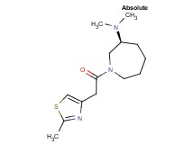 (3S)-N,N-dimethyl-1-[(2-methyl-1,3-thiazol-4-yl)acetyl]azepan-3-amine
