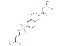 2-(N,N-dimethylglycyl)-N-(3-hydroxybutyl)-1,2,3,4-tetrahydroisoquinoline-6-sulfonamide