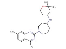 1-(4,7-dimethyl-2-quinazolinyl)-N-(2,2-dimethyltetrahydro-2H-pyran-4-yl)-4-azepanamine