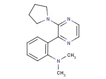 N,N-dimethyl-2-(3-pyrrolidin-1-ylpyrazin-2-yl)aniline