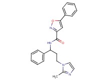 N-[3-(2-methyl-1H-imidazol-1-yl)-1-phenylpropyl]-5-phenyl-3-isoxazolecarboxamide