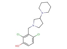 2,4-dichloro-3-[(3-piperidin-1-ylpyrrolidin-1-yl)methyl]phenol