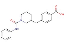 4-{[1-(anilinocarbonyl)-3-piperidinyl]methyl}benzoic acid