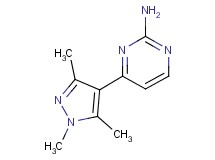 4-(1,3,5-trimethyl-1H-pyrazol-4-yl)-2-pyrimidinamine