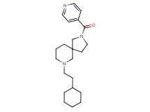 7-(2-cyclohexylethyl)-2-isonicotinoyl-2,7-diazaspiro[4.5]decane