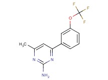 4-methyl-6-[3-(trifluoromethoxy)phenyl]pyrimidin-2-amine