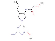 N-[rel-(3R,4S)-1-(2-amino-6-methoxy-4-pyrimidinyl)-4-propyl-3-pyrrolidinyl]-2-methoxyacetamide hydrochloride