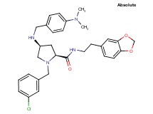 (4S)-N-[2-(1,3-benzodioxol-5-yl)ethyl]-1-(3-chlorobenzyl)-4-{[4-(dimethylamino)benzyl]amino}-L-prolinamide