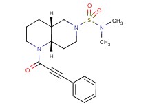 (4aR*,8aS*)-N,N-dimethyl-1-(3-phenyl-2-propynoyl)octahydro-1,6-naphthyridine-6(2H)-sulfonamide