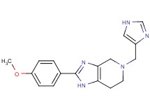 5-(1H-imidazol-4-ylmethyl)-2-(4-methoxyphenyl)-4,5,6,7-tetrahydro-1H-imidazo[4,5-c]pyridine