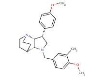 (3R*,3aR*,7aR*)-1-(4-methoxy-3-methylbenzyl)-3-(4-methoxyphenyl)octahydro-4,7-ethanopyrrolo[3,2-b]pyridine