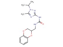 N-(2,3-dihydro-1,4-benzodioxin-2-ylmethyl)-N'-(1-isopropyl-5-methyl-1H-1,2,4-triazol-3-yl)urea