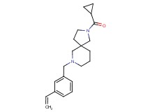 2-(cyclopropylcarbonyl)-7-(3-vinylbenzyl)-2,7-diazaspiro[4.5]decane