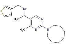 1-[2-(1-azocanyl)-4-methyl-5-pyrimidinyl]-N-(3-thienylmethyl)ethanamine