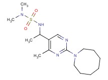 N'-{1-[2-(1-azocanyl)-4-methyl-5-pyrimidinyl]ethyl}-N,N-dimethylsulfamide