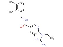 2-amino-N-(2,3-dimethylbenzyl)-3-ethyl-3H-imidazo[4,5-b]pyridine-6-carboxamide