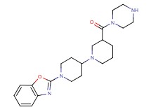 1'-(1,3-benzoxazol-2-yl)-3-(piperazin-1-ylcarbonyl)-1,4'-bipiperidine
