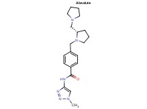 N-(1-methyl-1H-1,2,3-triazol-4-yl)-4-{[(2S)-2-(pyrrolidin-1-ylmethyl)pyrrolidin-1-yl]methyl}benzamide