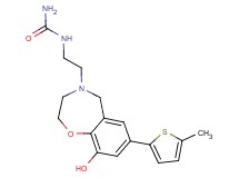 N-{2-[9-hydroxy-7-(5-methyl-2-thienyl)-2,3-dihydro-1,4-benzoxazepin-4(5H)-yl]ethyl}urea