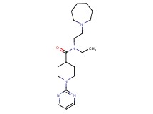 N-(2-azepan-1-ylethyl)-N-ethyl-1-pyrimidin-2-ylpiperidine-4-carboxamide