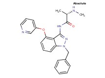N~1~-[1-benzyl-4-(pyridin-3-yloxy)-1H-indazol-3-yl]-N~2~-methyl-L-alaninamide