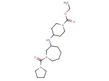 ethyl 4-{[1-(pyrrolidin-1-ylcarbonyl)azepan-3-yl]amino}piperidine-1-carboxylate