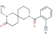 2-[(8-ethyl-9-oxo-2,8-diazaspiro[5.5]undec-2-yl)carbonyl]benzonitrile