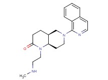 rel-(4aS,8aR)-6-(1-isoquinolinyl)-1-[2-(methylamino)ethyl]octahydro-1,6-naphthyridin-2(1H)-one dihydrochloride