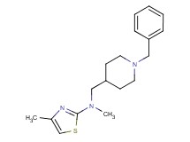 N-[(1-benzylpiperidin-4-yl)methyl]-N,4-dimethyl-1,3-thiazol-2-amine