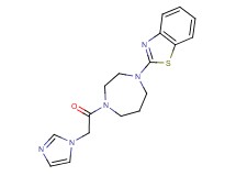 2-[4-(1H-imidazol-1-ylacetyl)-1,4-diazepan-1-yl]-1,3-benzothiazole