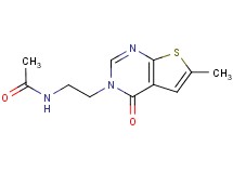 N-[2-(6-methyl-4-oxothieno[2,3-d]pyrimidin-3(4H)-yl)ethyl]acetamide