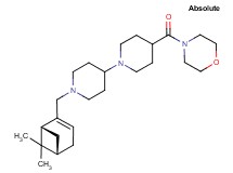 1'-{[(1R,5S)-6,6-dimethylbicyclo[3.1.1]hept-2-en-2-yl]methyl}-4-(4-morpholinylcarbonyl)-1,4'-bipiperidine