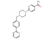 6-[4-(4-pyridin-2-ylbenzyl)piperazin-1-yl]nicotinamide