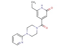 6-ethyl-4-[(4-pyridin-2-ylpiperazin-1-yl)carbonyl]pyridin-2(1H)-one