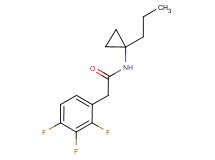 N-(1-propylcyclopropyl)-2-(2,3,4-trifluorophenyl)acetamide