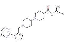 N-isopropyl-1'-{[1-(2-pyrimidinyl)-1H-pyrrol-2-yl]methyl}-1,4'-bipiperidine-4-carboxamide