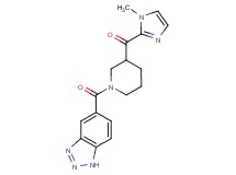 [1-(1H-1,2,3-benzotriazol-5-ylcarbonyl)-3-piperidinyl](1-methyl-1H-imidazol-2-yl)methanone