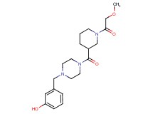 3-[(4-{[1-(methoxyacetyl)piperidin-3-yl]carbonyl}piperazin-1-yl)methyl]phenol
