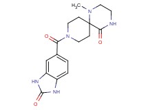 1-methyl-9-[(2-oxo-2,3-dihydro-1H-benzimidazol-5-yl)carbonyl]-1,4,9-triazaspiro[5.5]undecan-5-one