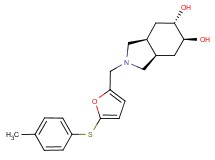 (3aR*,5S*,6S*,7aS*)-2-({5-[(4-methylphenyl)thio]-2-furyl}methyl)octahydro-1H-isoindole-5,6-diol