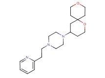 1-(1,9-dioxaspiro[5.5]undec-4-yl)-4-(2-pyridin-2-ylethyl)piperazine