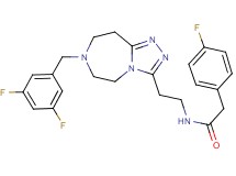 N-{2-[7-(3,5-difluorobenzyl)-6,7,8,9-tetrahydro-5H-[1,2,4]triazolo[4,3-d][1,4]diazepin-3-yl]ethyl}-2-(4-fluorophenyl)acetamide