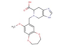 5-[(8-methoxy-3,4-dihydro-2H-1,5-benzodioxepin-7-yl)methyl]-4,5,6,7-tetrahydro-3H-imidazo[4,5-c]pyridine-6-carboxylic acid
