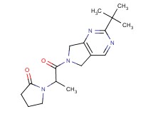 1-[2-(2-tert-butyl-5,7-dihydro-6H-pyrrolo[3,4-d]pyrimidin-6-yl)-1-methyl-2-oxoethyl]pyrrolidin-2-one