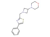 4-{1-[(4-phenyl-1,3-thiazol-2-yl)methyl]azetidin-3-yl}morpholine